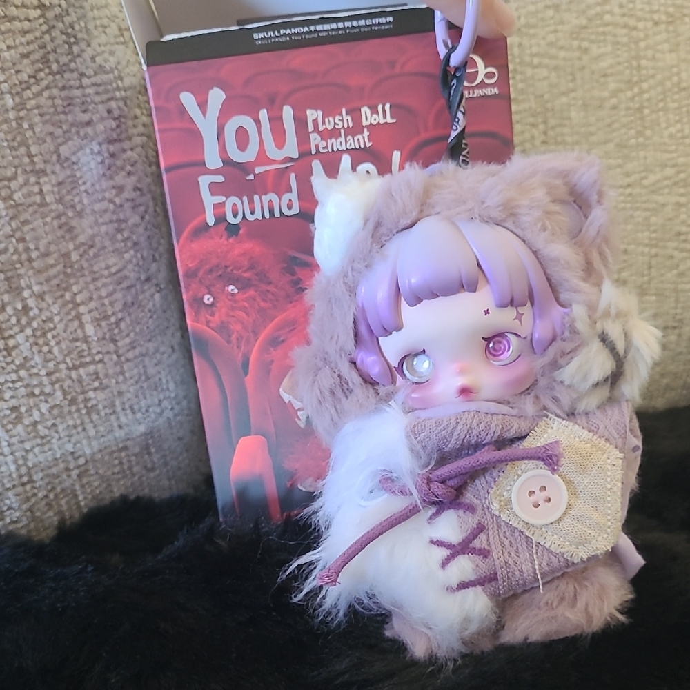 Skullpanda You Found Me Ratty Bear Plush Pendant